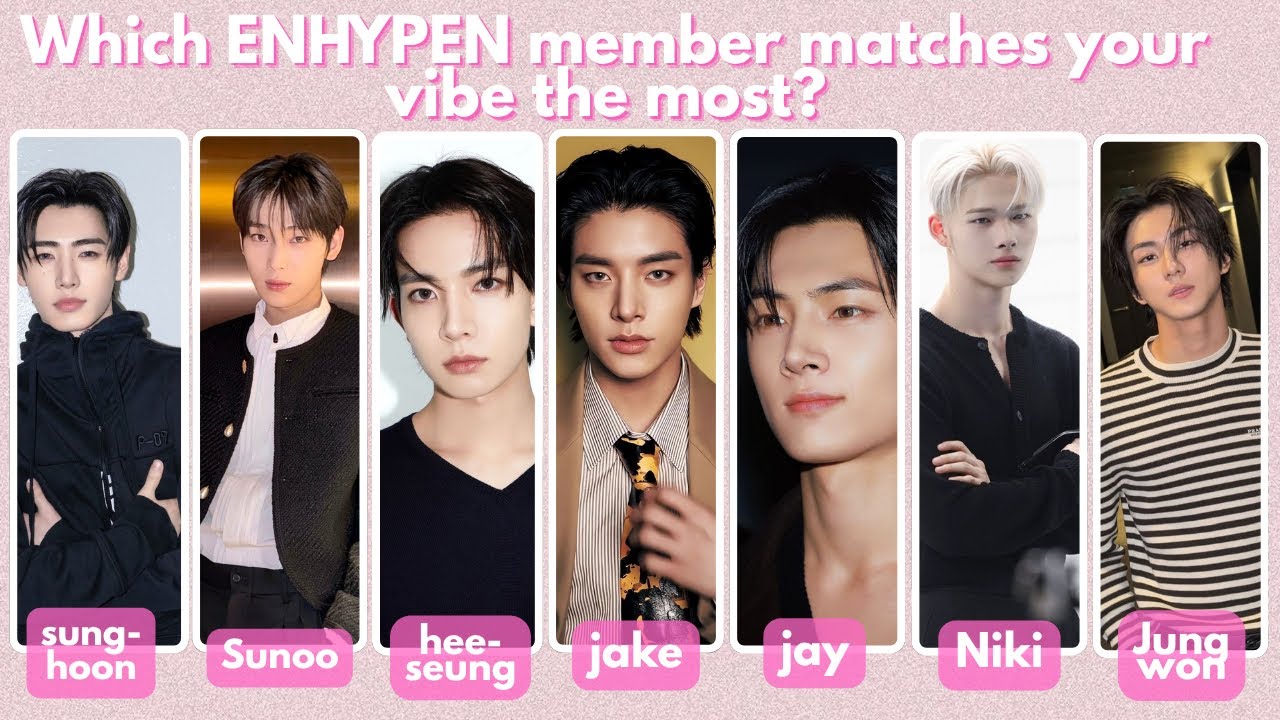 Which enhypen member matches your vibe?✨ | kpop | fun quiz 