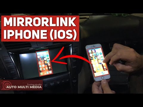 MirrorLink. Как Подключить Телефон к Машине Toyota, Lexus. iPhone (iOS)