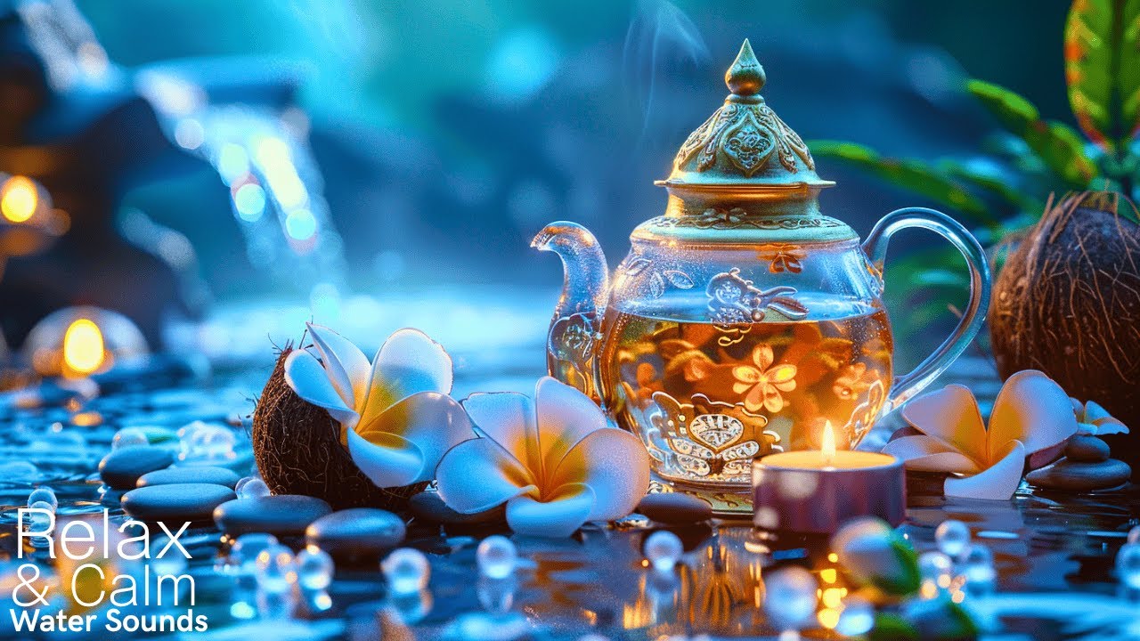 Spa Healing Music 🍃 Soft Piano and Water Sounds for Inner Peace, Deep Rest & Mental Therapy