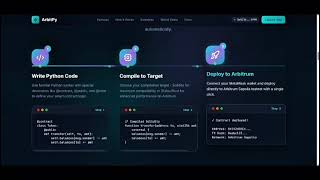 ArbitPy|| Arbitrum APAC HACKATHON 