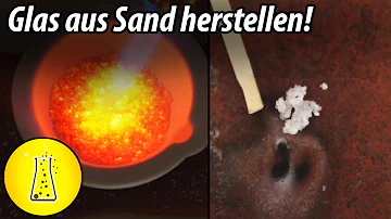 Bei welcher Temperatur schmilzt Sand zu Glas?