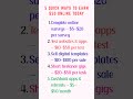5 Quick Ways to Earn $50 Online Today 💻 #MakeMoneyOnline #SideHustle #OnlineIncome #viral #trending