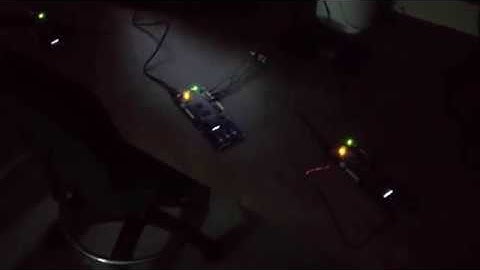 Trickle Algorithm demonstrated using Xbee