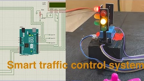 Smart traffic control system with #arduino , #irsensor and #proteus8