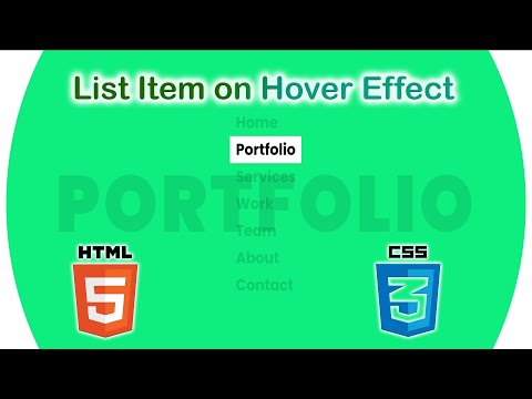 Create Awesome-Looking List Item With Hover Effect || Only HTML & CSS || Tap & Lean