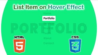 Create Awesome-Looking List Item With Hover Effect || Only HTML & CSS || Tap & Lean