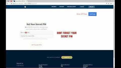 How to register an account on block io