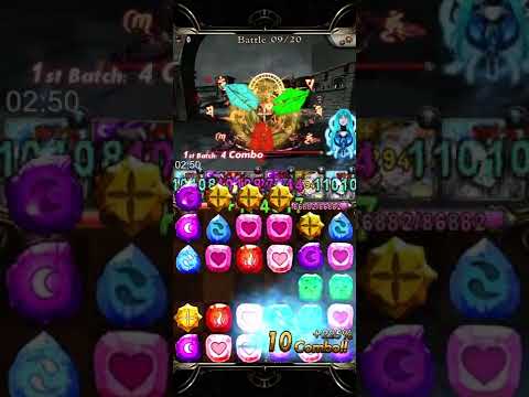 『哈帕斯討伐戰』1~20全通關！莉莉絲100%！全程1C打法！1戰靈討伐『神魔之塔』!