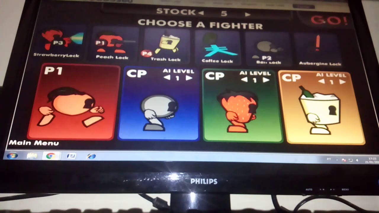 Jogando the fight for glorton no computador😁 YouTube