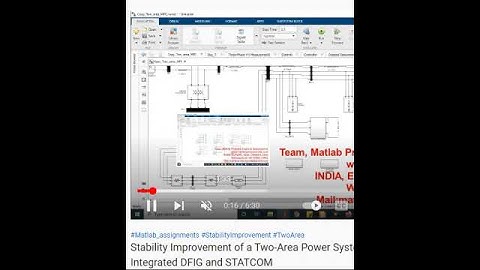 Stability Improvement of a Two Area Power System Connected with an Integrated DFIG and STATCOM