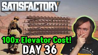 Preparing for Singularity Cells! (100x Elevator Cost) - Satisfactory