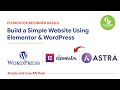 How to Build a WordPress Website 2026 | Elementor + WordPress | Beginners Guide
