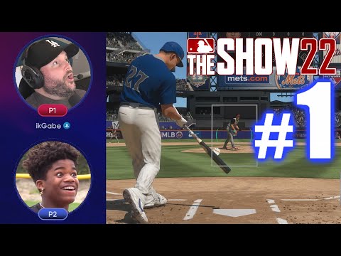 PLAYING WITH GABE IN NEW CO-OP MODE! | MLB The Show 22 | Co-Op #1