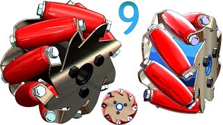 9-Project 41| Mecanum Wheel | SolidWorks Tutorial : left wheel assembly