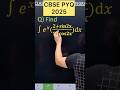 Q) Integration ∫ e^x {(2 + sin 2x)/(1+ cos 2x ) } #cbse #maths #cbse2026 #maths #cbse2024 #CBSE2025
