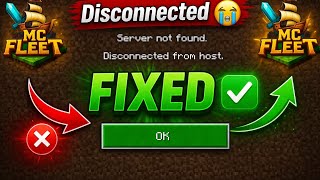 Minecraft Disconnected from host fix 👍🏻