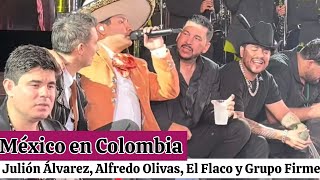 Celebrity Julión Álvarez, Alfredo Olivas, El Flaco and Grupo Firme 💥 TOGETHER in Colombia 🇨🇴 Wealth
