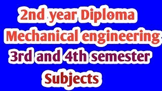 Mechanical engineering 2nd year diploma subjects | Syllabus | screenshot 3
