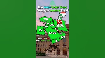 How many cedars does your country have | #Capcut #Mapper #Shorts