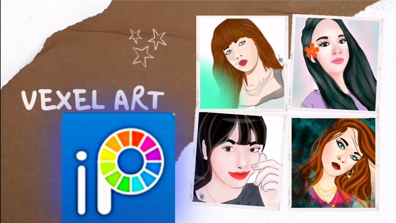 YOUR EASY VEXEL ART TUTORIAL USING IbisPaint X - YouTube