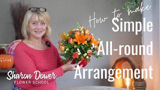 How to make a  allround flower arrangement  FLORISTRY/FLOWER ARRANGING