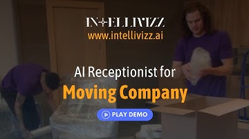 AI Receptionist for Moving Company Demo - Intellivizz AI