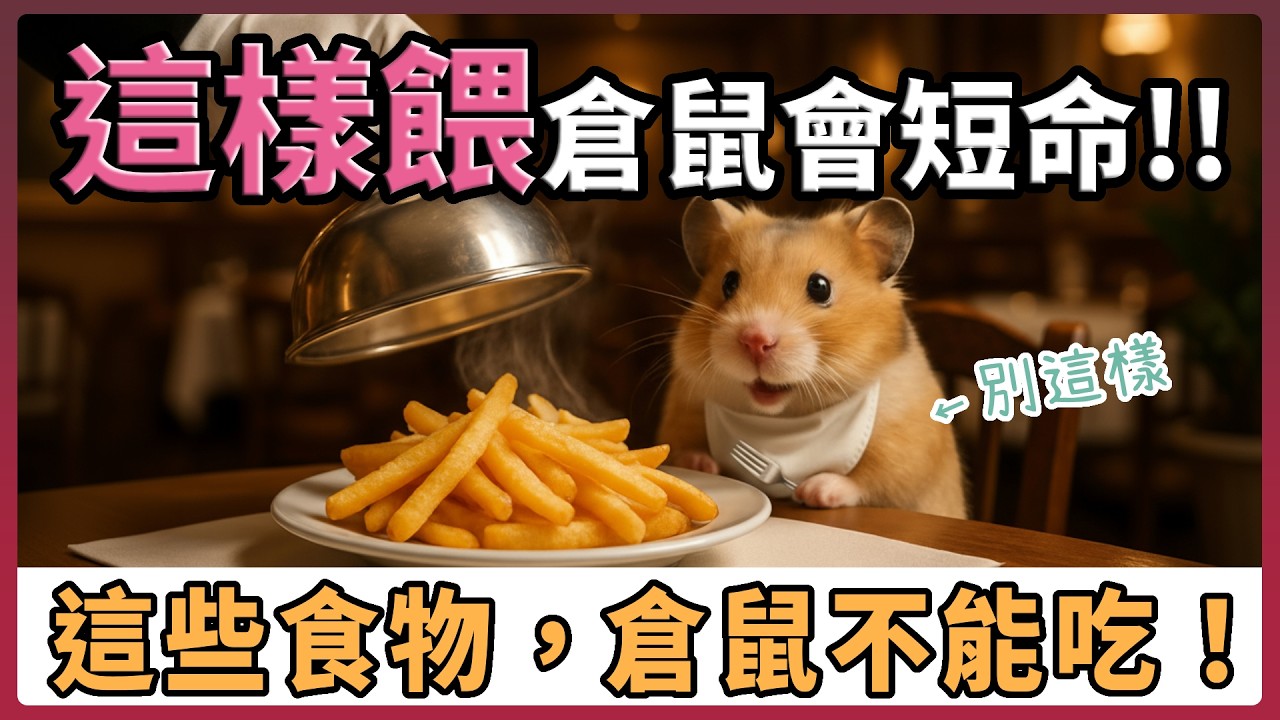 這樣餵倉鼠會短命？揭開倉鼠餵食的致命誤區！｜愛鼠協會【不踩雷養鼠攻略】
