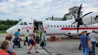 KrasAvia ATR 72 | Flight from Strezhevoy to Tomsk