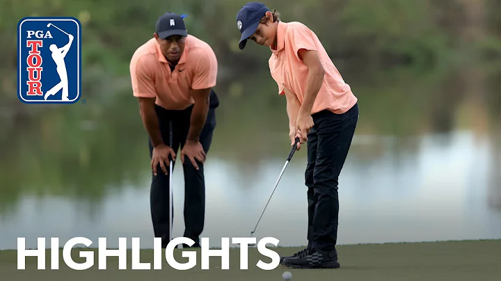 Tiger and Charlie Woods shoot 10-under 62 | Round ...