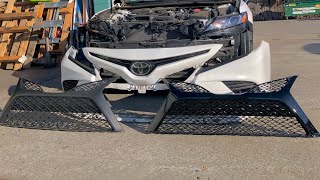 FRONT BUMPER GRILL INSTALL + UNINSTALL | CAMRY XSE 2018  2023 |