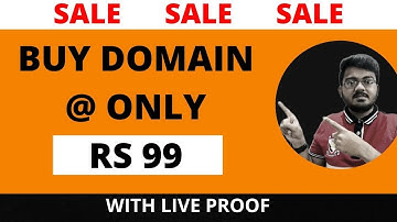 Buy domain only @ 99 RS| Cheap Domain Name Registration 2022
