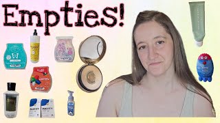 go through my trash with me April life empties