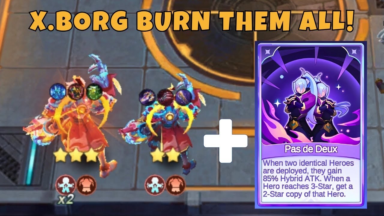 X.BORG BURN THEM ALL! BEST COMBO WITH LYLIA COMMANDER – MAGIC CHESS GO GO