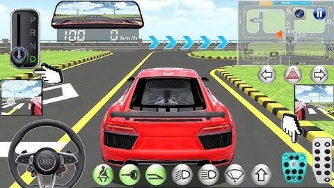 How to done Right Angle Parking in 3d driving class in course test#S Gaming #