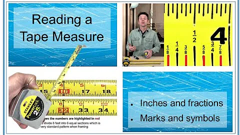 Learn how to Read a Tape Measure - Fraction - Measuring and Marking Lesson Series -