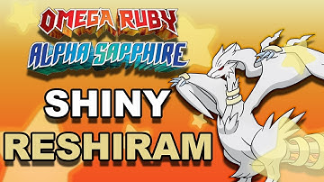 Shiny Reshiram Encounter - Pokemon Omega Ruby