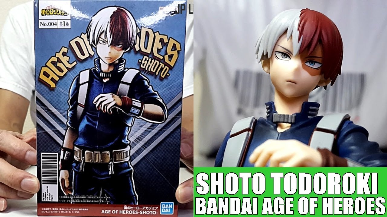 Shoto Todoroki Figure Age Of Heroes My Hero Academia Bandai Unboxing Youtube