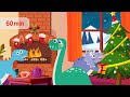 Christmas Dinosaur Lullaby | Winter Sleep Music for Kids and Babies | Dino Lullaby | Relaxing Music