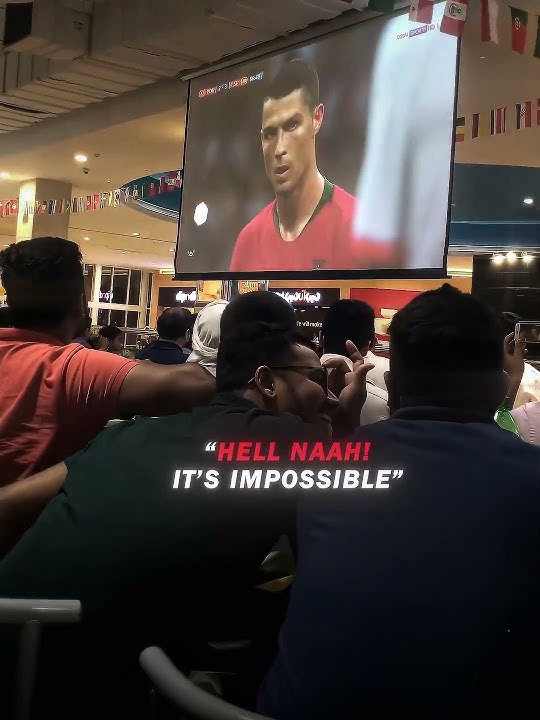 People's reaction to Ronaldo's free kick 🤯