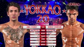 YOKKAO 20: Jake Purdy vs Brad Stanton - Muay Thai UK Ranking -70kg