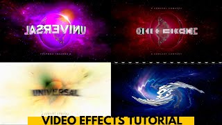 (VIDEO TUTORIAL) UNIVERSAL STUDIOS Intro IN DIFFERENT Effects PART 3 - SUPER Cool Audio/Video Edit