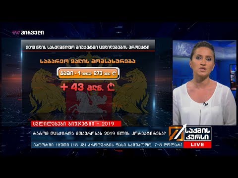 რატომ დასჭირდა მთავრობას 2019 წლის ბიუჯეტის კორექტირება?