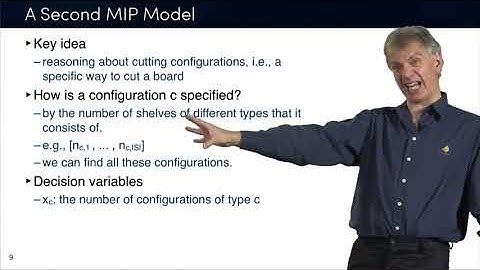 Discrete Optimization || 02 Column Generation   branch and price cutting stock 23 04
