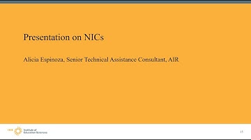 Part 1 – Presentation on the Networked Improvement Community (NIC) model (REL Midwest)