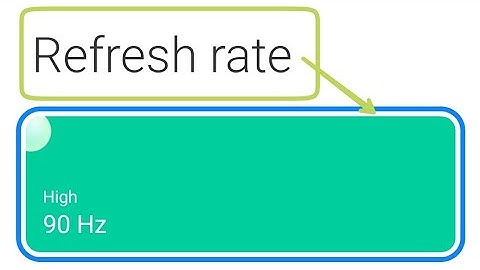 Screen Refresh Rate Poco x4 pro 5g, how to change screen refresh rate