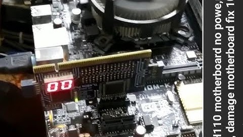 ASUS H110 motherboard no powe,r no display, damage motherboard fix 100% @hardwareinside360