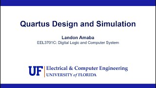 Famous EEL3701C: Design and Simulation Process in Quartus Net Worth