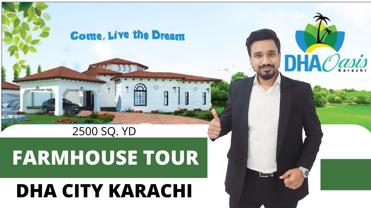 Farmhouse in DHA City Karachi Sector 1 Oasis | Complete Tour & Overview | Jimmy Alexander