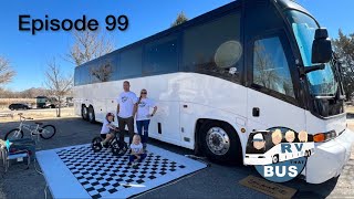 Episode 99: Full tour of the interior of our bus!