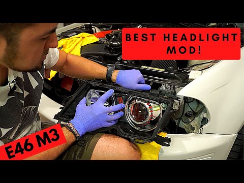 Best BMW E46 M3 Headlight Modification
